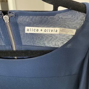 Alice & Olivia ultra blue dress
